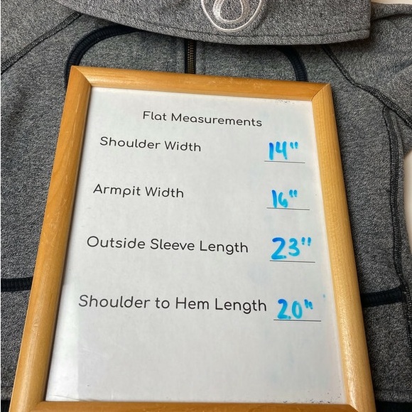 Lululemon Grey Black Scuba Hoodie Size 2 XS - Picture 3 of 5